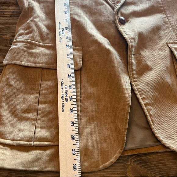 Vintage Cambridge Classics Mervyns Camel Corduroy Sport Coat Elbow Patches 42 - Picture 11 of 16
